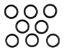 ORING SET QTY 8 SEALING COIL/ TUBESHEET 250NA 250LP 460749