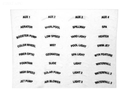 DECAL  SPA SIDE SWITCH 5400+