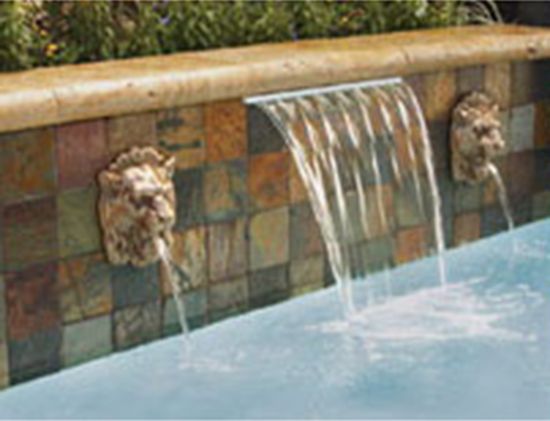 MAGICFALLS WATERFALL SHEET 3' 6IN LIP GREY BACK FEED 581203FSGBF