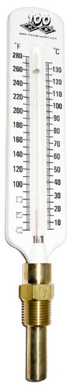 RAYPAK THERMOMETER-BRASS VERTICAL 600133
