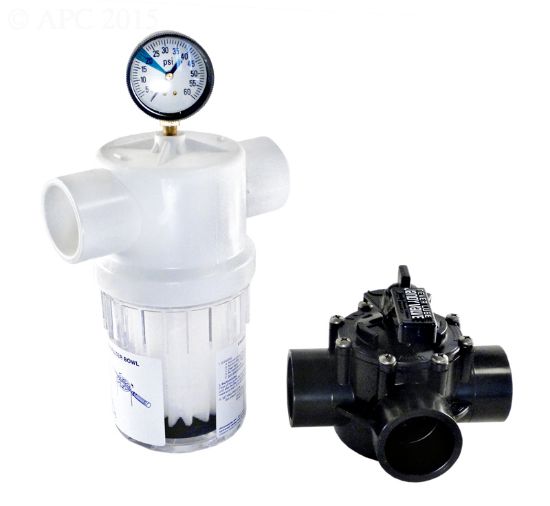 ENERGY FILTER WITH GAUGE AND 2IN 3 PORT NEVERLUBE VALVE  6488