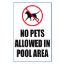 NO PETS ALLOWED 12X18 ALUMINUM 6702WA1218E