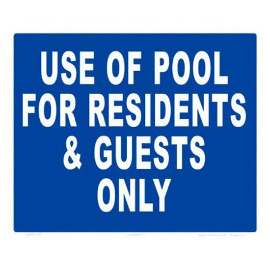 USE OF RESIDENT & GUEST ONLY 12X10 ALUMINUM 7043WA1210E