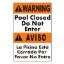 POOL CLOSED 12X18 ENG/SPAN 7315WS1218Z
