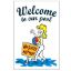 WELCOME SIGN 8705WS1218E