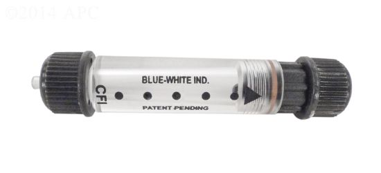 BLUE-WHITE 1/4IN FLOW INDICATOR FI-100-4V