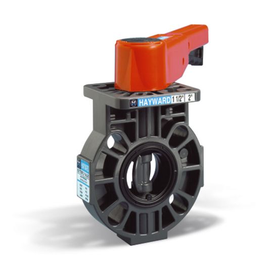 1.5IN/2IN LEVER NSF BUTTERFLY VALVE GRAY EPDM 150 PSI FULLY  BY110200ELA