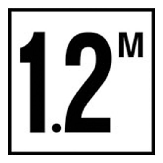 6IN SMOOTH CERAMIC TILE 1.2M METRIC MDM SERIES INLAYS DEPTH  C612712