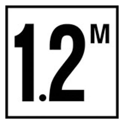 6IN NO SKID CERAMIC 1.2M TILE 6x6 MDM SERIES INLAYS DEPTH  C622712