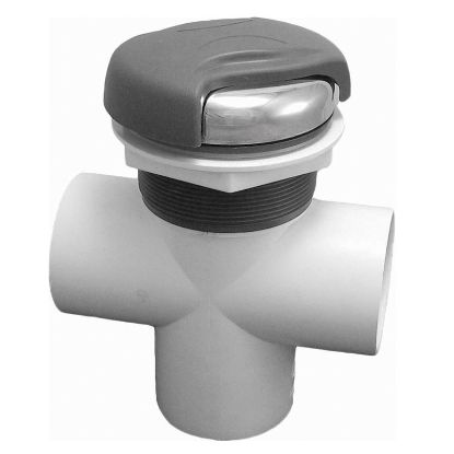 2IN WAVE HANDLE DIVERTER GRAPHITE/SILVER 25048-707-000