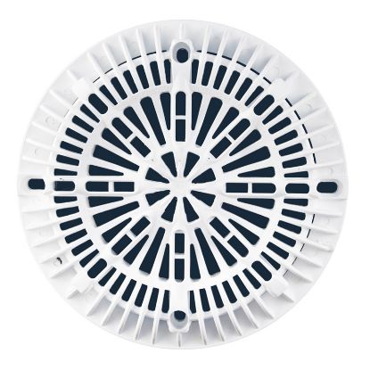 8IN GALAXY DRAIN COVER WITH SCREW PACK  WHITE 25507-100-000