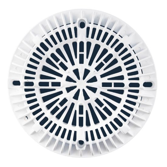 8IN GALAXY DRAIN COVER WITH SCREW PACK  WHITE 25507-100-000