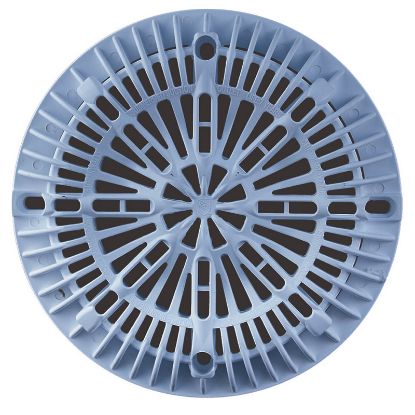 8IN GALAXY DRAIN COVER WITH SCREW PACK  BLUE 25507-159-000
