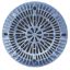 8IN GALAXY DRAIN COVER WITH SCREW PACK  BLUE 25507-159-000