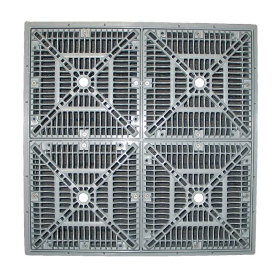 VGB 18IN X 18IN FRAME AND GRATE WHITE CUSTOM MOLDED PRODUCTS 25508-180-000L