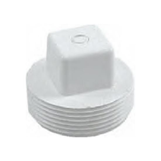 1.5IN MALE THREAD PLUG WHITE CLEAN OUT PLUG 25520-040-000