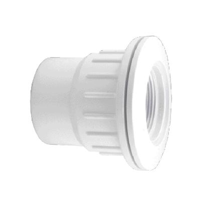 FG POOL WALLFITTING W/NUT & GASKET; WHITE 25523-500-100