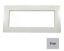 WIDE MOUTH VINYL POOL FACE PLATE COVER GREY 25541-001-020