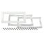 WIDE MOUTH SKIMMER FACEPLATE KIT; WHITE 25541-100-000