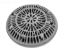 VINYL POOL MAIN DRAIN RING 8IN ANTI VORTEX LID GREY 25548-001-000