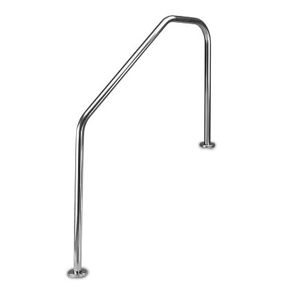 5' DECK TO STAIR MOUNTED 3 BEND RAIL .065IN WALL TUBE IFAB D3S5065