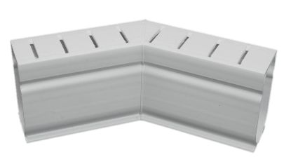45 DEGREE DECK DRAIN ANGLE WHITE EACH STEGMEIER D4W