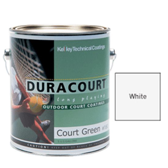 1 GAL DURACOURT TENNIS COURT COATING WHITE FOR LINES OLYMPIC