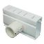 DECK DRAIN SIDE ADAPTER WHITE EACH STEGMEIER DSAW