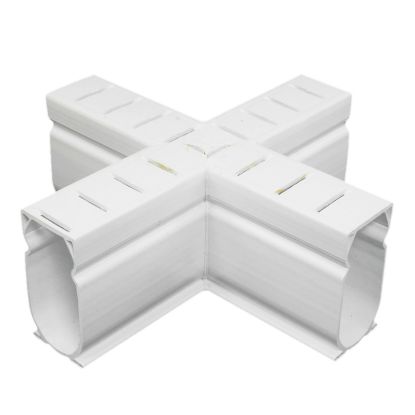 DECK DRAIN CROSS WHITE EACH STEGMEIER DXW