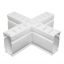 DECK DRAIN CROSS WHITE EACH STEGMEIER DXW