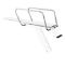 ECONO 1 METER STAND FOR 14' BOARD E-CAT-1M-101