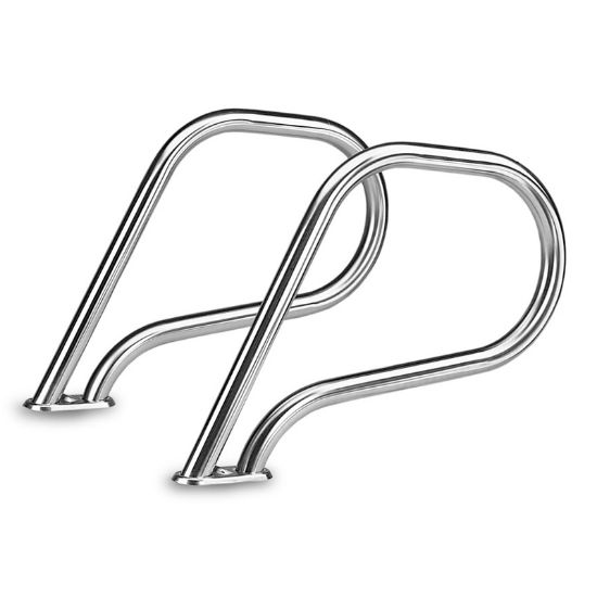 GIBRALTER STYLE RAIL WITH ESCUTCHEONS .049IN PAIR INTERFAB  G4G049-1