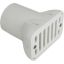 2X4 GUTTER/DECK DRAIN GRATE & BASE WHITE GDD101