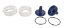 REDUCING KIT  IN CLEAR 2IN x 3/4IN 0699-300007