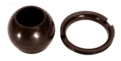 EYEBALL & RETAINING RING BROWN HYDROAIR 10-3808BRN