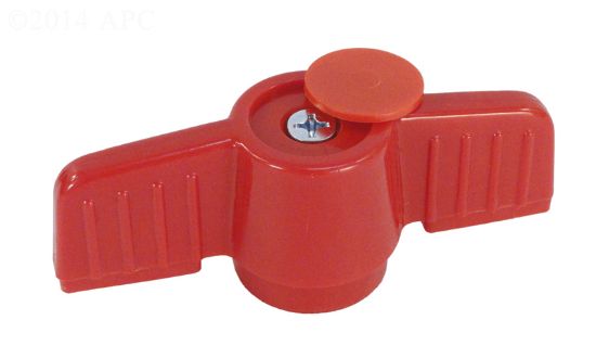 PVC RED HANDLE FOR 1.5INHMIP BALL VALVE