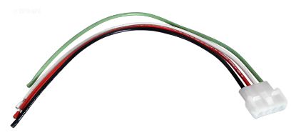 AMP 4 PIN FEMALE SOCKET W/WIRES GRN WHT RED BLK RECEPTICAL 09-0032