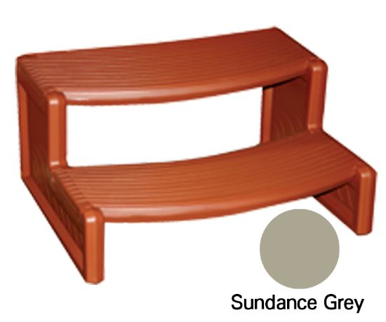 HANDI STEP 2 SUNDANCE GRAY STRAIGHT OR CURVED COMBO LEISURE 