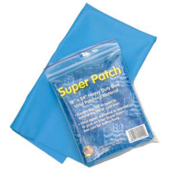 18IN X 24IN BLUE VINYL PATCH HEAVY DUTY 432 SQUARE INCHES  35-249