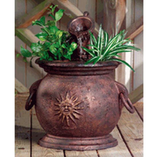 COPPER KETTLE FOUNTAIN COPPER FINISH WITH PLANTER FPCKC  566763