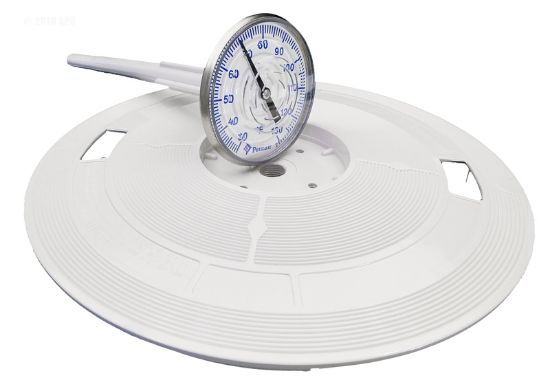 BAKER HYDRO SKIMMER LID 9 7/8 W/THERMOMETER (WHITE L2