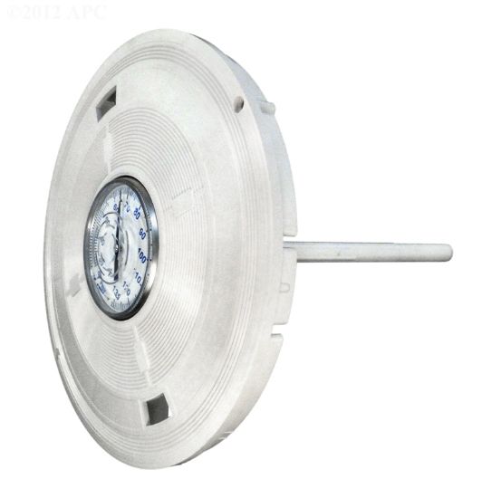 BERMUDA 9 1/4IN WHITE SKIMMER LID W/THERMOMETER L6W