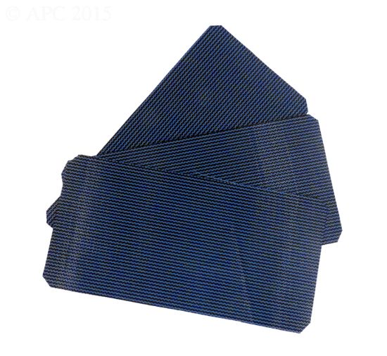 MESH PATCH BLUE SELF ADHESIVE LOOP LOCK 3 PACK OF  LLMPKB