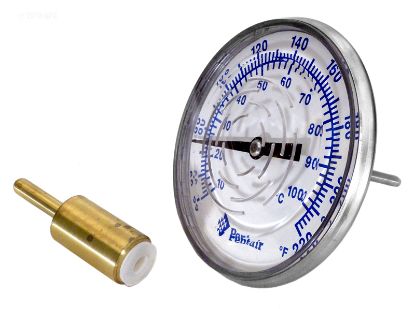 INLINE THERMOMETER FOR SOLAR APPLICATION 50/220 .5 BRS WELL SL2DW