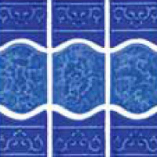 SEA BLUFF BLUEBERRY 6IN X 12IN 20 SHEETS 21 SF/ CTN GLAZED  MAS MBL 805