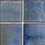 ROSETTA SEA WATER BLUE 3IN X 3IN 20 SHEETS 21 SF/ CTN GLAZED MASSKN10