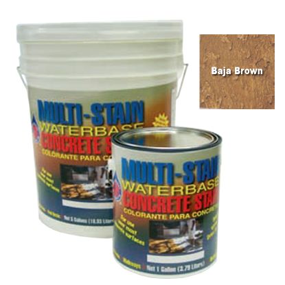 5 GAL MULTI-STAIN BAJA COLOR MULTICOAT CONCRETE STAIN MSBB5