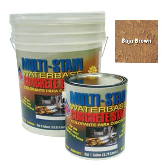 5 GAL MULTI-STAIN BAJA COLOR MULTICOAT CONCRETE STAIN MSBB5