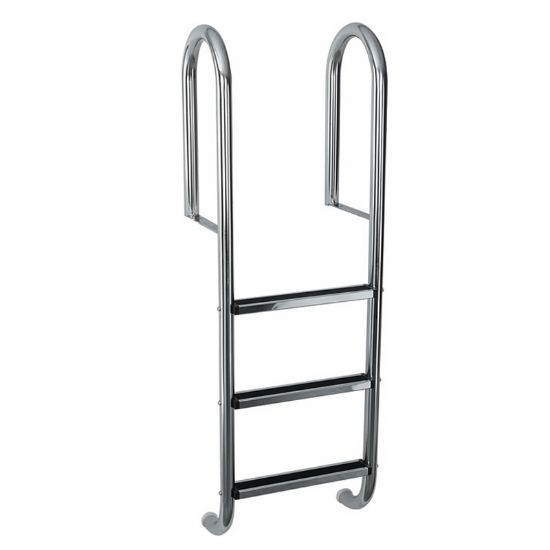 3 STEP ON GROUND POOL LADDER .049IN TUBE STAINLESS STEP SR  OGL-3E-101