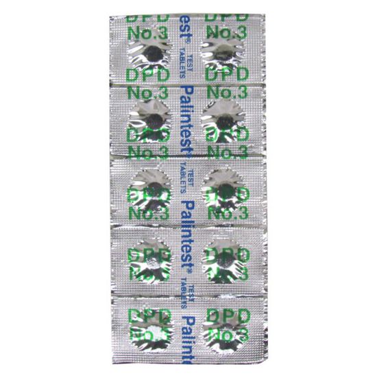 DPD #3 CHLORINE FREE OMNI 50 TO A PACK CASE OF 12 PACKS 26228000
